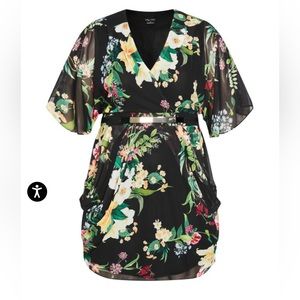 City chic wrap dress NWT